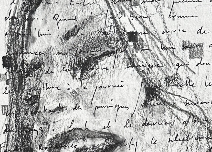 Lettre Intime #4 – détail du visage