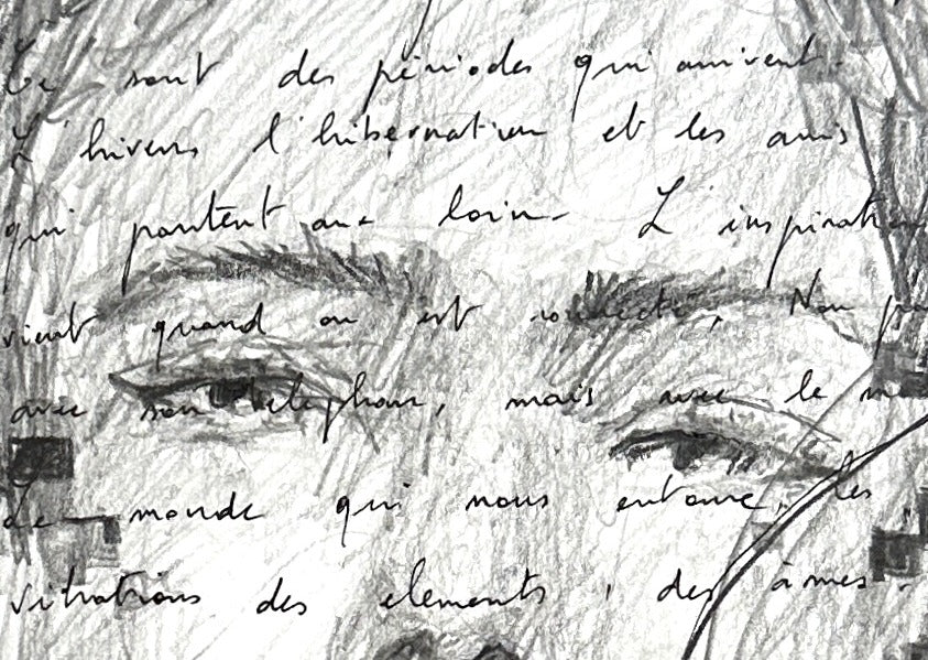 Lettre Intime #12 – détail du visage