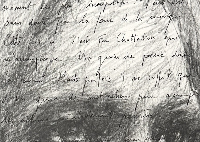 Lettre Intime #1 – détail du visage