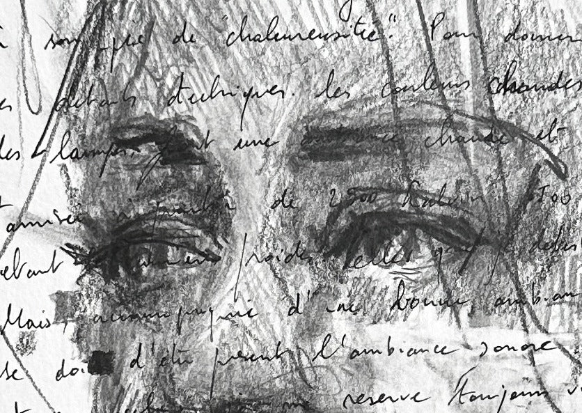 Lettre Intime #3 – détail du visage