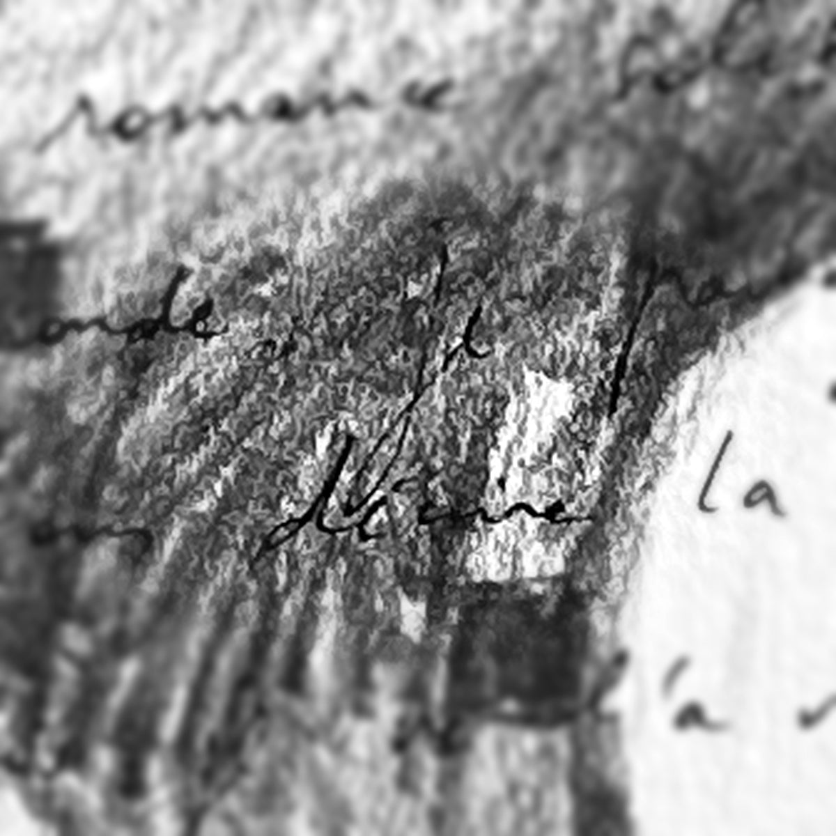 Lettre Intime #6 – macro du trait de crayon