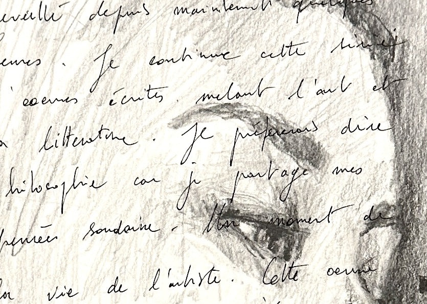 Lettre Intime #7 – détail du visage