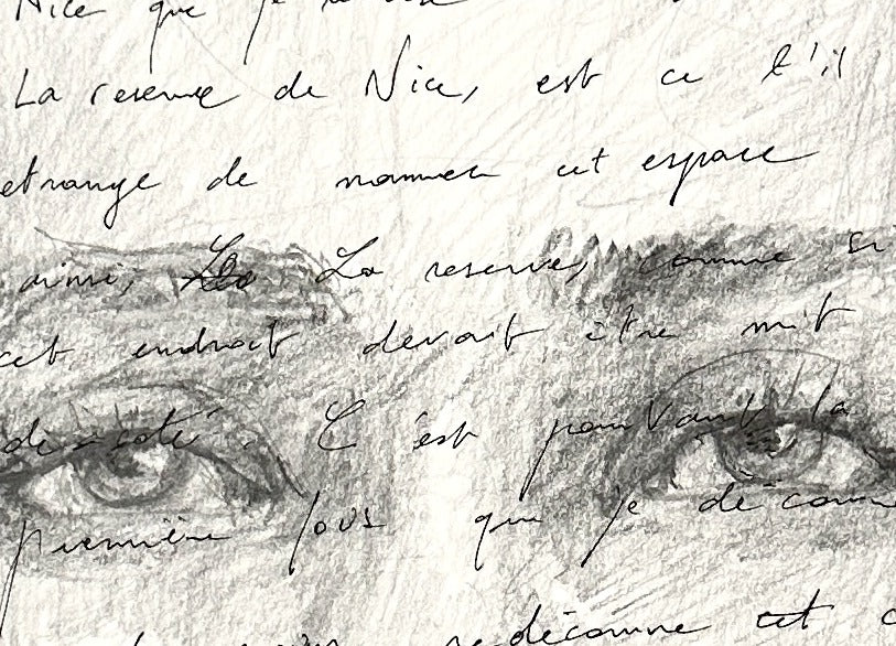 Lettre Intime #8 – détail du visage