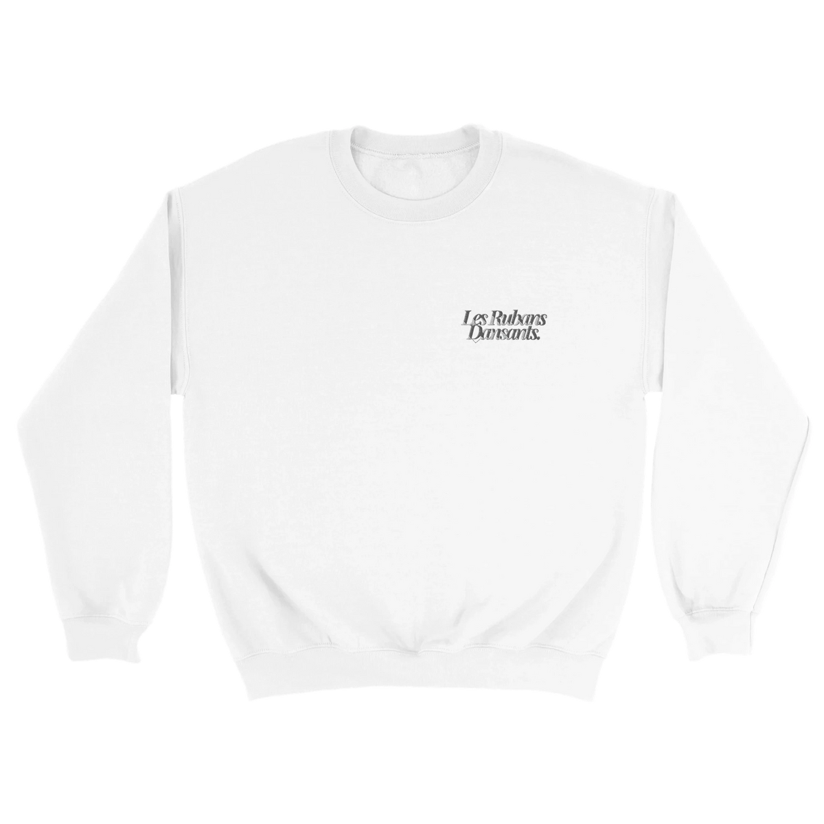 Pull Djiango Rubans Dansants : sweatshirt d'artiste en édition limitée, orné du motif signature Rubans Dansants de Djiango Artist. Pièce de mode contemporaine où l'art se porte au quotidien. Nice & Côte d'Azur.
